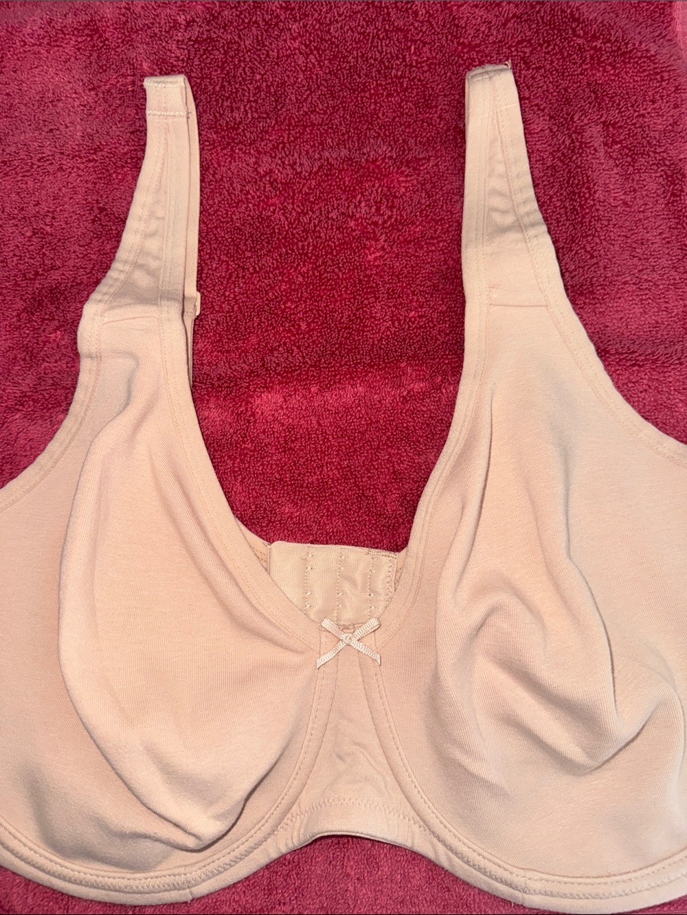 Fruit of the Loom Light Pink Full-Coverage Bra